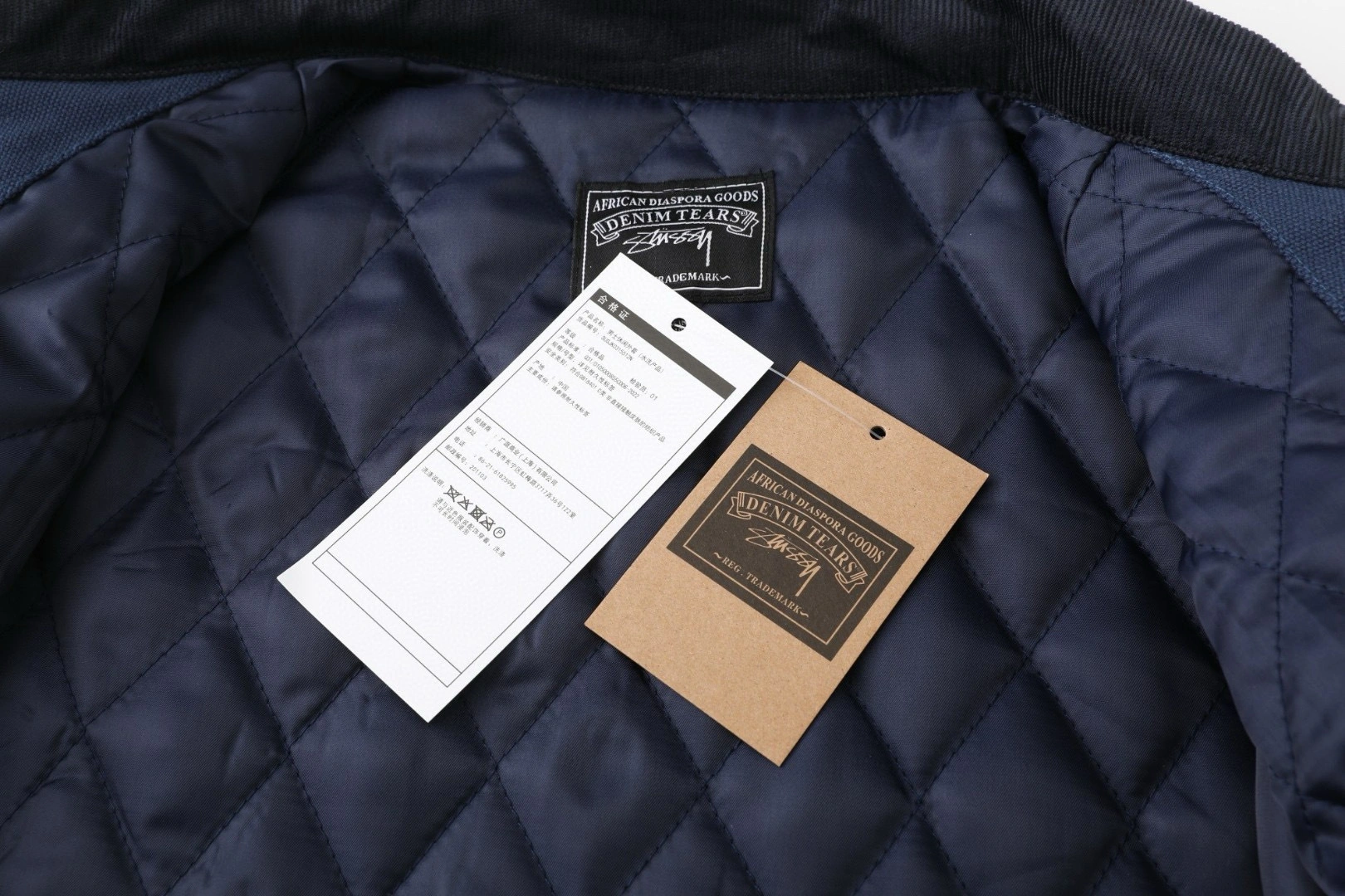 & wg.luxury-- St00 X Denim Tears 25SS Canvas Jacket embroidery item:E-F402E1517